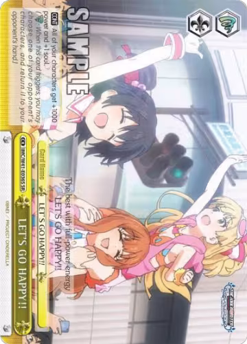 LET'S GO HAPPY!! (SR) (IMC/W41-E036S SR), The iDOLM@STER Cinderella Girls — Weiß Schwarz card price