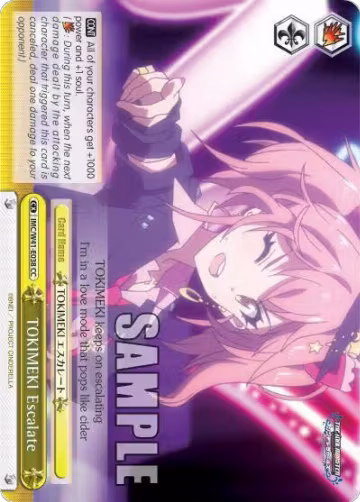 TOKIMEKI Escalate (IMC/W41-E038 CC), The iDOLM@STER Cinderella Girls — Weiß Schwarz card price