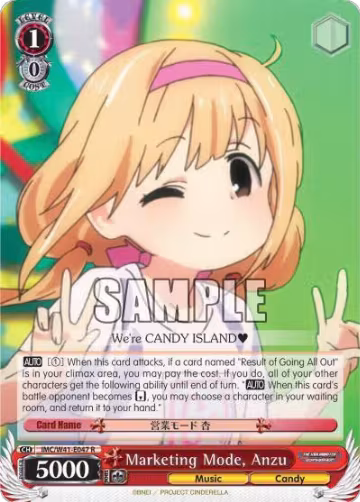 Marketing Mode, Anzu (IMC/W41-E047 R), The iDOLM@STER Cinderella Girls — Weiß Schwarz card price