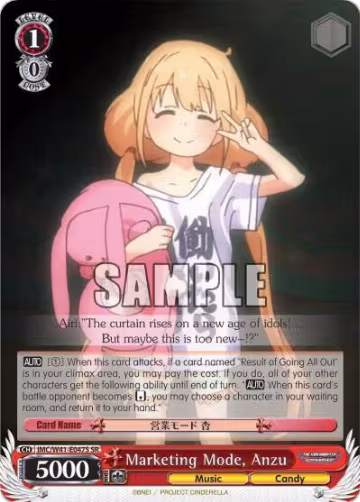 Marketing Mode, Anzu (SR) (IMC/W41-E047S SR), The iDOLM@STER Cinderella Girls — Weiß Schwarz card price