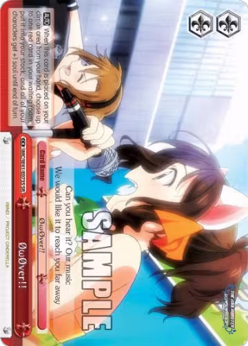 OwOver!! (SR) (IMC/W41-E073S SR), The iDOLM@STER Cinderella Girls — Weiß Schwarz card price