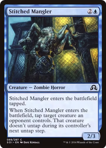 Stitched Mangler (89), Shadows over Innistrad — Magic card price