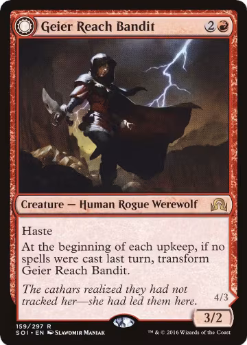 Geier Reach Bandit (159), Shadows over Innistrad — Magic card price