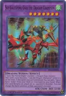 Sky Galloping Gaia the Dragon Champion (MIL1-EN010) — card price