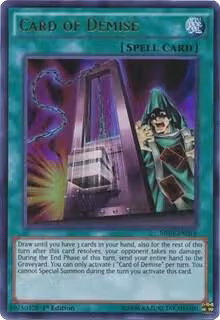 Card of Demise (MIL1-EN014) — card price