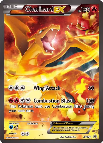 Charizard EX - XY121 (XY121), XY Promos — Pokémon card price