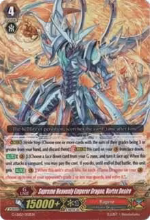 Supreme Heavenly Emperor Dragon, Vortex Desire (G-LD02/002EN), G-Legend Deck Vol.2: The Overlord Blaze — Vanguard card price