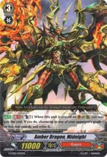 Amber Dragon, Midnight (G-LD02/003EN), G-Legend Deck Vol.2: The Overlord Blaze — Vanguard card price