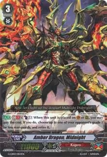 Amber Dragon, Midnight (RRR Foil) (G-LD02/003EN), G-Legend Deck Vol.2: The Overlord Blaze — Vanguard card price