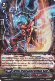 Armor of the Flame Dragon, Bahr (RRR Foil) (G-LD02/005EN), G-Legend Deck Vol.2: The Overlord Blaze — Vanguard card price