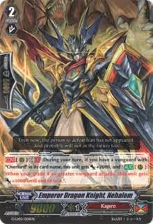 Emperor Dragon Knight, Nehalem (RRR Foil) (G-LD02/006EN), G-Legend Deck Vol.2: The Overlord Blaze — Vanguard card price