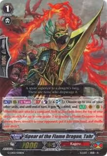 Spear of the Flame Dragon, Tahr (RRR Foil) (G-LD02/008EN), G-Legend Deck Vol.2: The Overlord Blaze — Vanguard card price