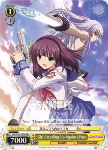 Girl Standing Up Against Fate (AB/W31-TE08 TD), Angel Beats! Re:Edit — Weiß Schwarz card price