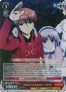 Otonashi & Kanade in Winter (RRR) (AB/W31-TE24R RRR), Angel Beats! Re:Edit — Weiß Schwarz card price