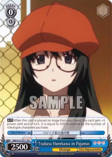 Tsubasa Hanekawa in Pajamas (TD) (BM/S15-TE11 TD), BAKEMONOGATARI — Weiß Schwarz card price