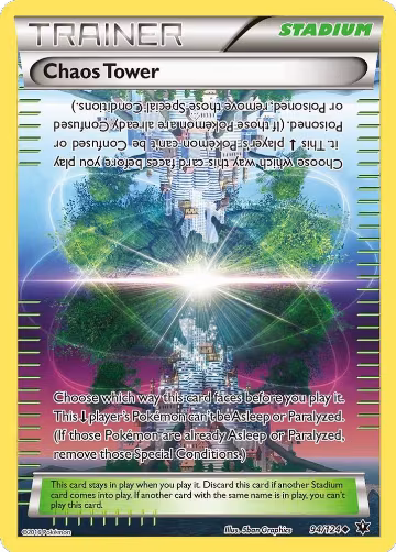 Chaos Tower (94/124), XY - Fates Collide — Pokémon card price