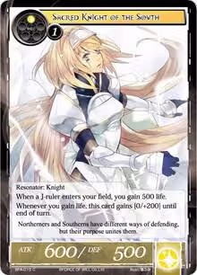 Sacred Knight of the South (BFA-015), Battle for Attoractia — Force of Will card price