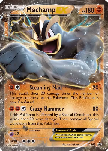 Machamp EX (XY108), XY Promos — Pokémon card price