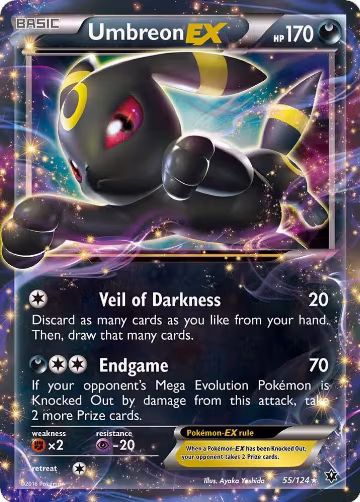 Umbreon EX (55/124) — card price