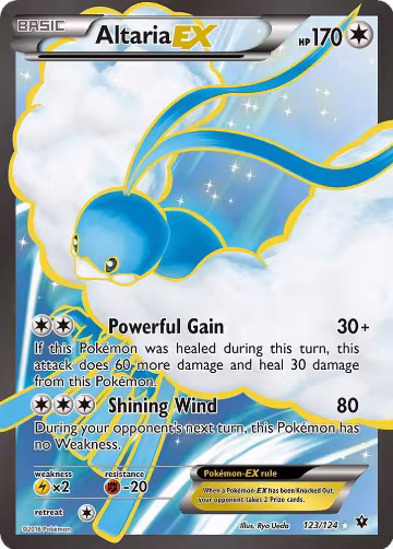 Altaria EX (Full Art) (123/124), XY - Fates Collide — Pokémon card price