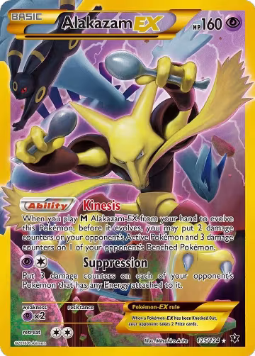 Alakazam EX (Secret) (125/124) — card price