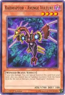Raidraptor - Avenge Vulture (SHVI-EN014), Shining Victories — Yu-Gi-Oh! card price