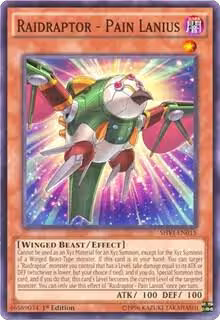 Raidraptor - Pain Lanius (SHVI-EN015), Shining Victories — Yu-Gi-Oh! card price