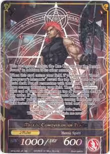 Memoria of the Seven Lands // Melgis, Conqueror of Flame (Full Art) (BFA-092/JR), Battle for Attoractia — Force of Will card price