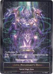 Sorrowful Necromancy's Memoria (Full Art) (BFA-100), Battle for Attoractia — Force of Will card price