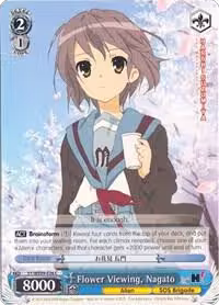 Flower Viewing, Nagato (SY/WE09-E26), The Melancholy of Haruhi Suzumiya Extra Booster — Weiß Schwarz card price