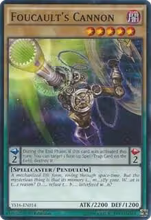 Foucault's Cannon (YS16-EN014), Starter Deck: Yuya — Yu-Gi-Oh! card price
