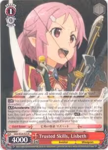 Trusted Skills, Lisbeth (SAO/SE26-E23 R), Sword Art Online II Vol.2 — Weiß Schwarz card price
