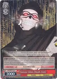 Sinister Glint, Death Gun (Parallel Foil) (SAO/SE26-E24 C), Sword Art Online II Vol.2 — Weiß Schwarz card price