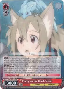 Fluffy on the Head, Silica (Parallel Foil) (SAO/SE26-E25 C), Sword Art Online II Vol.2 — Weiß Schwarz card price