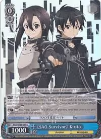 "SAO Survivor" Kirito (Parallel Foil) (SAO/SE26-E27 R), Sword Art Online II Vol.2 — Weiß Schwarz card price