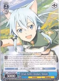 Cait Sith Archer, Sinon (SAO/SE26-E34 C), Sword Art Online II Vol.2 — Weiß Schwarz card price
