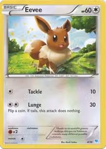Eevee (4/30), XY Trainer Kit: Pikachu Libre & Suicune — Pokémon card price