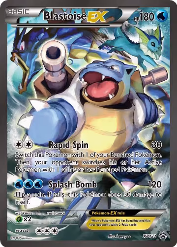Blastoise EX - XY122 (XY122), XY Promos — Pokémon card price