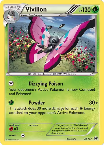 Vivillon (XY137), XY Promos — Pokémon card price