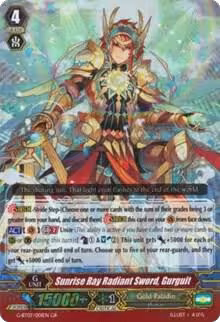 Sunrise Ray Radiant Sword, Gurguit (G-BT07/001EN), G-BT07: Glorious Bravery of Radiant Sword — Vanguard card price