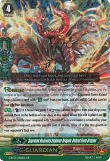 Supreme Heavenly Emperor Dragon, Defeat Flare Dragon (G-BT07/002EN), G-BT07: Glorious Bravery of Radiant Sword — Vanguard card price