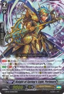 Knight of Spring's Light, Perimore (G-BT07/004EN), G-BT07: Glorious Bravery of Radiant Sword — Vanguard card price