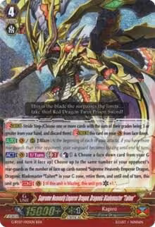 Supreme Heavenly Emperor Dragon, Dragonic Blademaster "Taiten" (G-BT07/005EN), G-BT07: Glorious Bravery of Radiant Sword — Vanguard card price