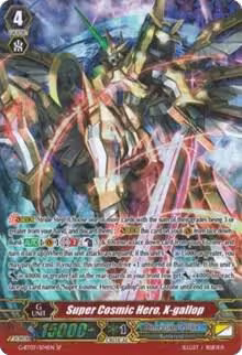 Super Cosmic Hero, X-gallop (SP) (G-BT07/S04EN), G-BT07: Glorious Bravery of Radiant Sword — Vanguard card price