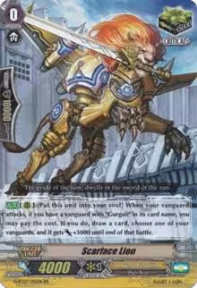 Scarface Lion (G-BT07/015EN), G-BT07: Glorious Bravery of Radiant Sword — Vanguard card price