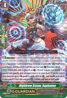 Highbrow Steam, Raphanna (G-BT07/022EN), G-BT07: Glorious Bravery of Radiant Sword — Vanguard card price