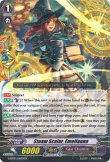 Steam Scalar, Emellanna (G-BT07/044EN), G-BT07: Glorious Bravery of Radiant Sword — Vanguard card price