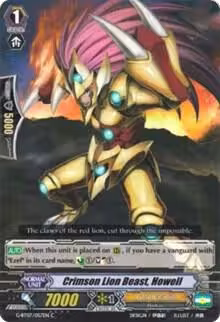 Crimson Lion Beast, Howell (G-BT07/057EN), G-BT07: Glorious Bravery of Radiant Sword — Vanguard card price