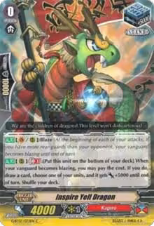 Inspire Yell Dragon (G-BT07/072EN), G-BT07: Glorious Bravery of Radiant Sword — Vanguard card price