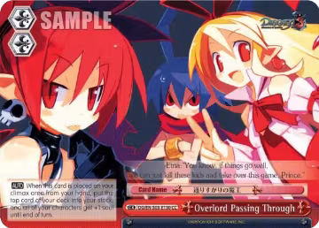Overlord Passing Through (DG/EN-S03-E130 CC), Disgaea — Weiß Schwarz card price